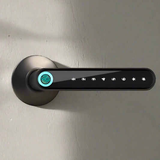 Digital Fingerprint Door Lock, sleek and modern design, ideal for enhancing home security with advanced biometric technology