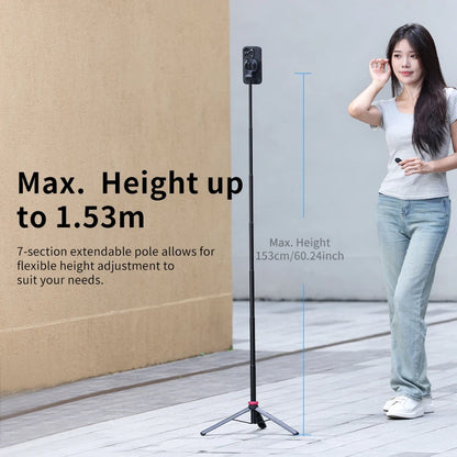 Magnetic Selfie Stick Tripod